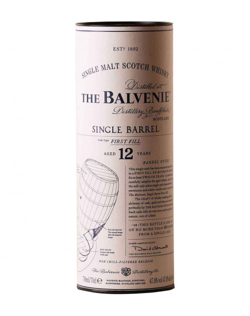 The Balvenie 12 Ans First Fill Single Barrel