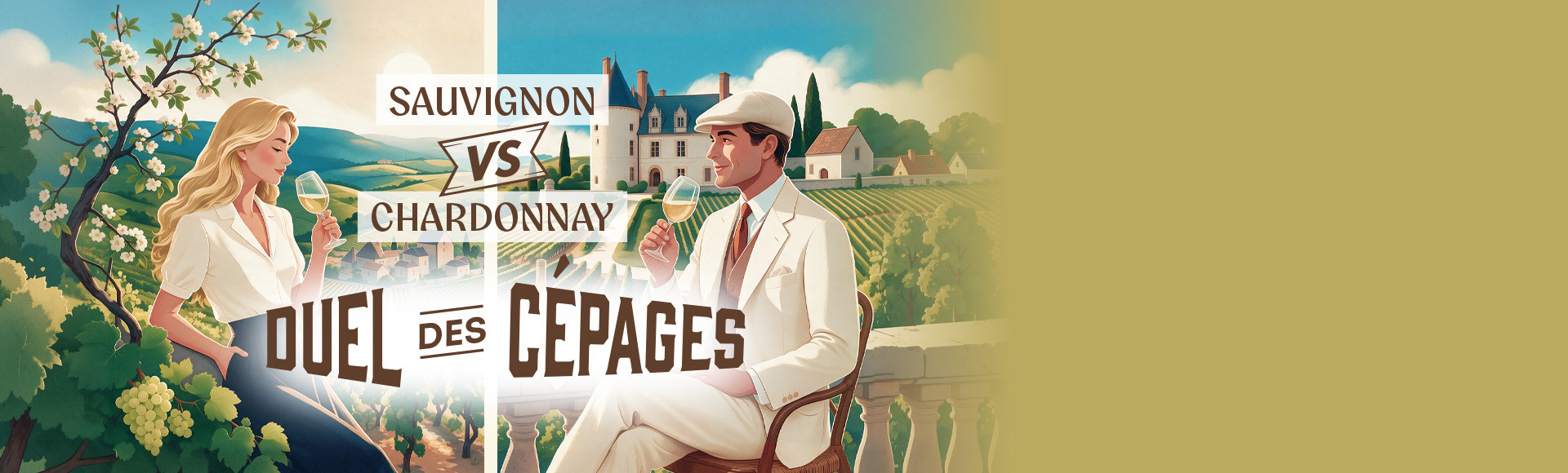 SAUVIGNON VS CHARDONNAY : LE MATCH DES BLANCS
